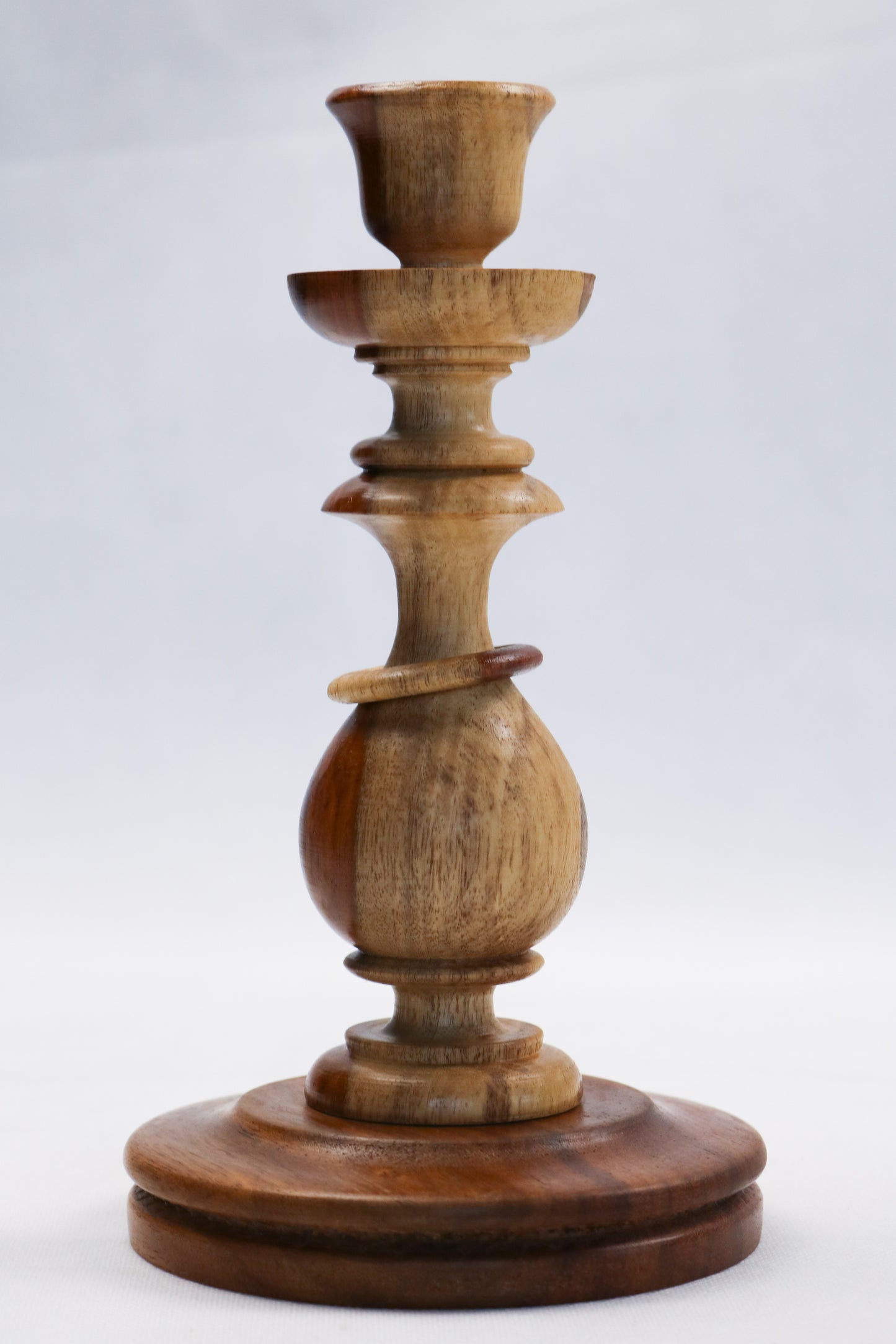 Handcrafted Wooden Candle Holder