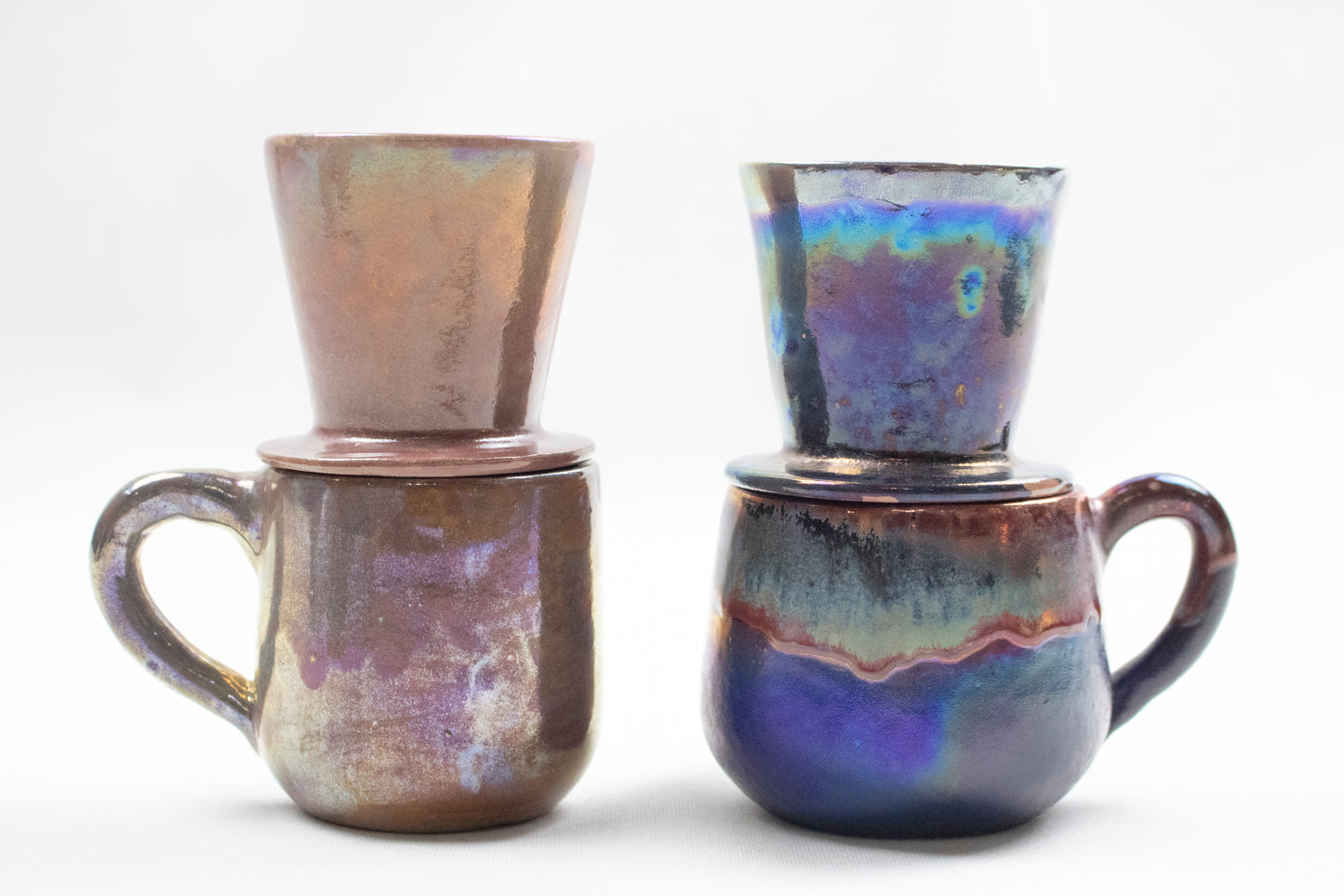 Handcrafted Clay Coffee Filter & Mug Set