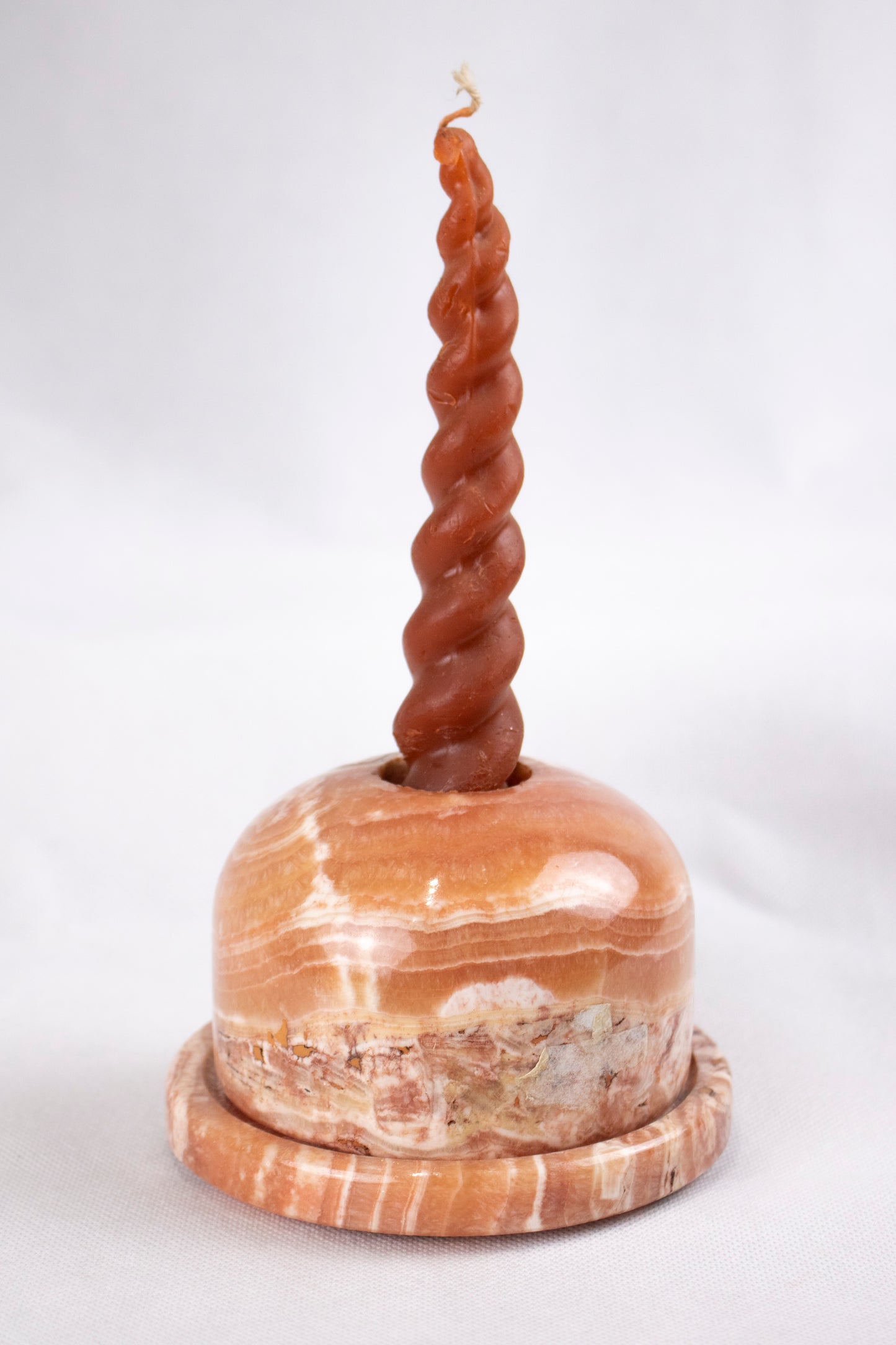 Natural Alabaster Candle Holder / مبخره