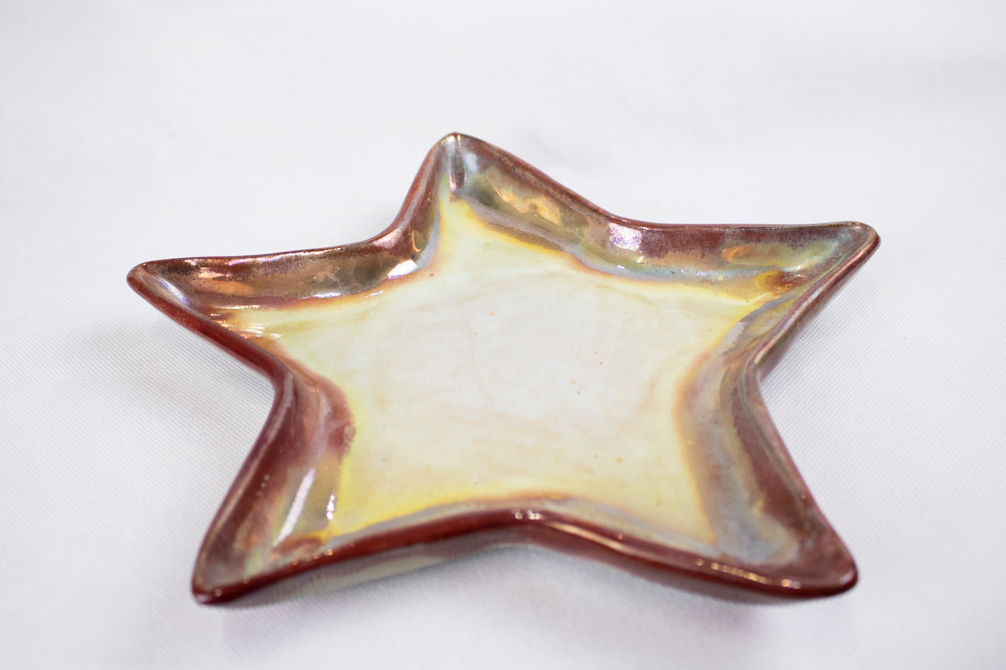 Handcrafted Clay Star-Shaped Plate
