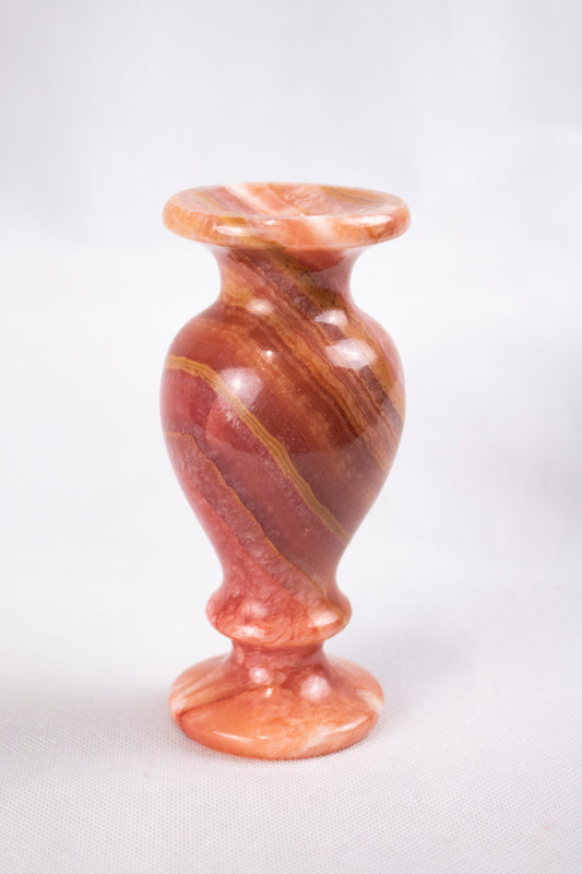 Handcrafted Alabaster Mini Vase | Candle Holder & Scent Diffuser