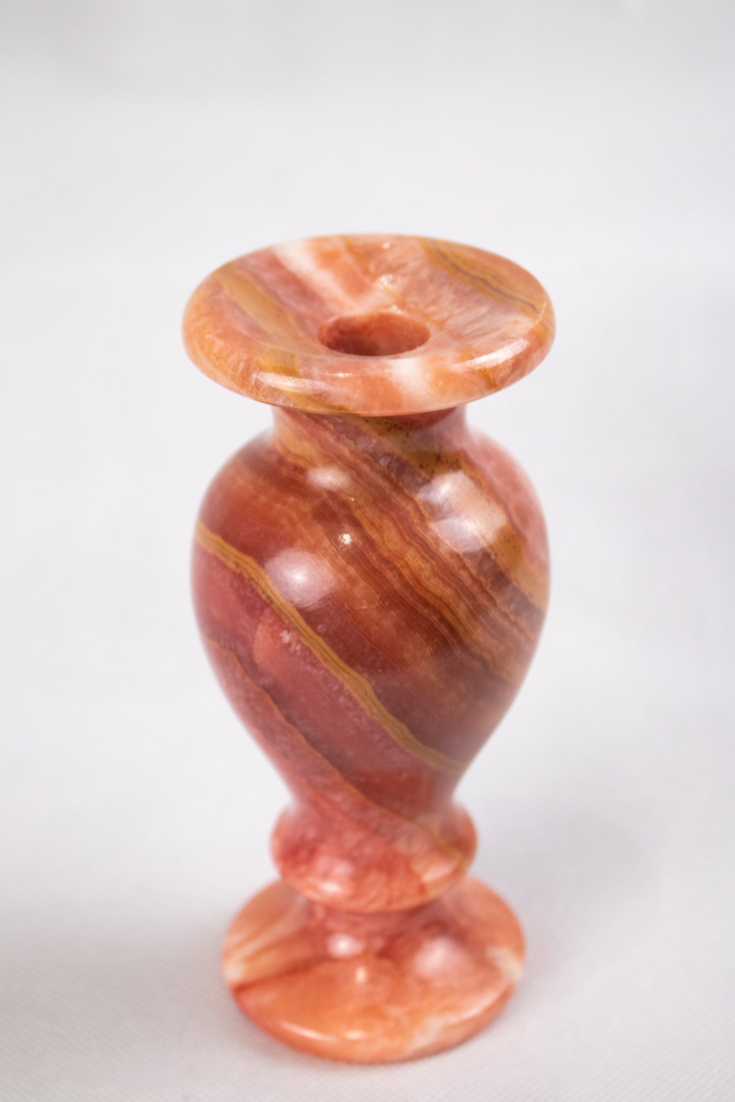 Handcrafted Alabaster Mini Vase | Candle Holder & Scent Diffuser