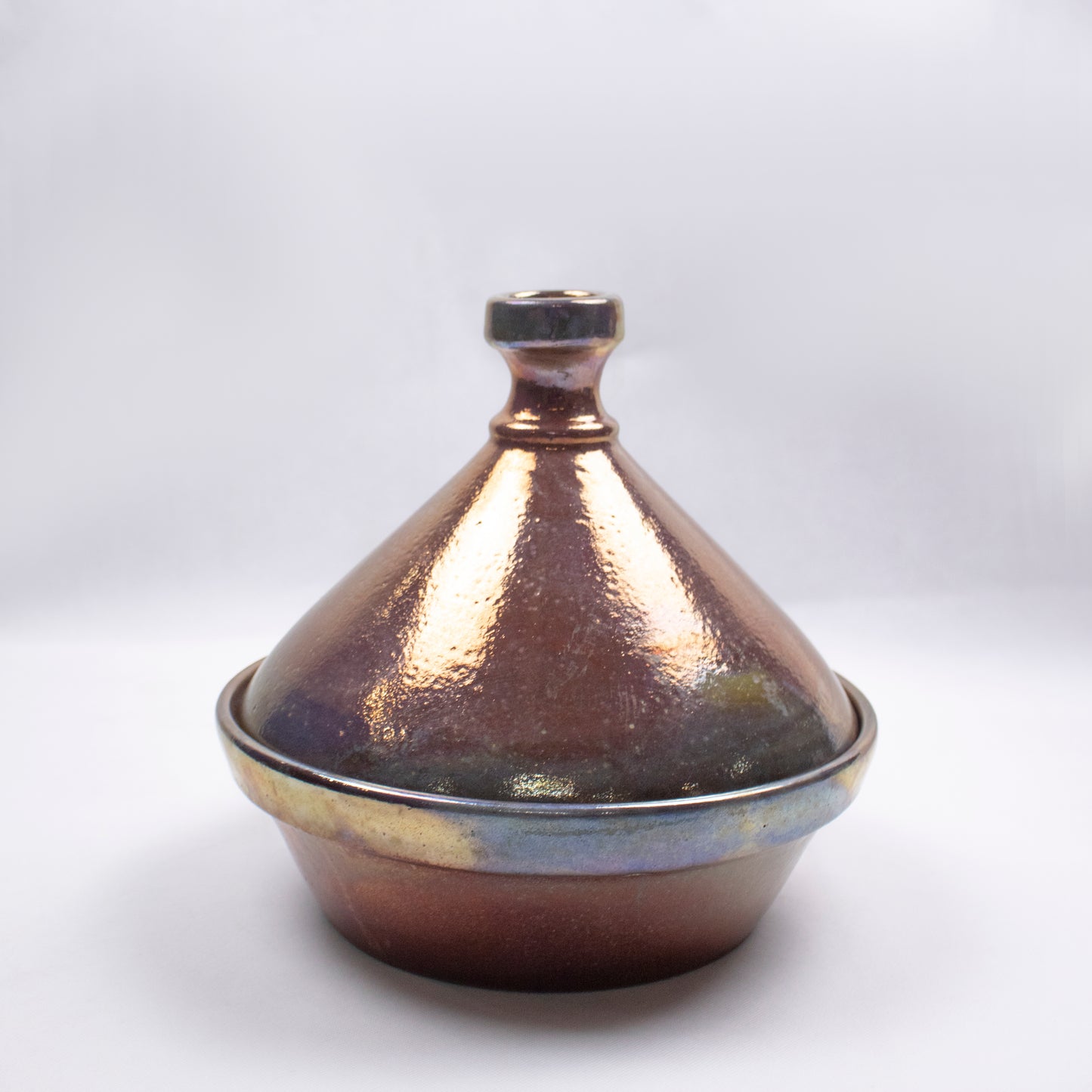 Handcrafted Clay Tagine with Conical Lid