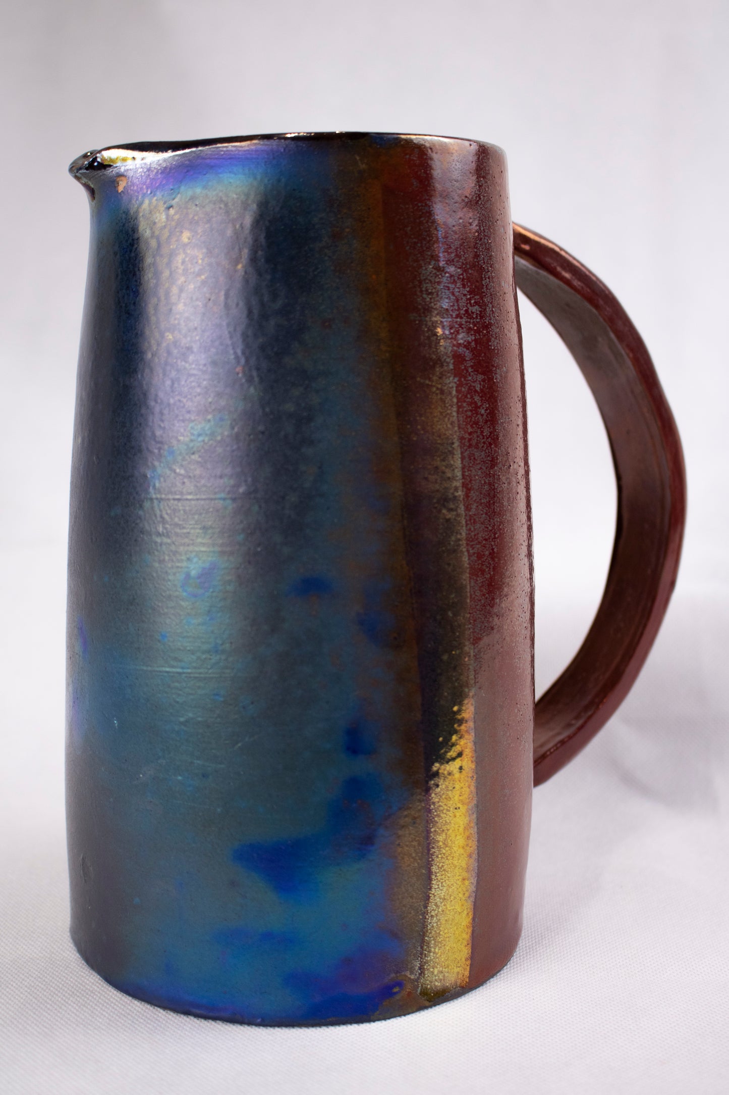 Handcrafted Clay Beverage Pitcher