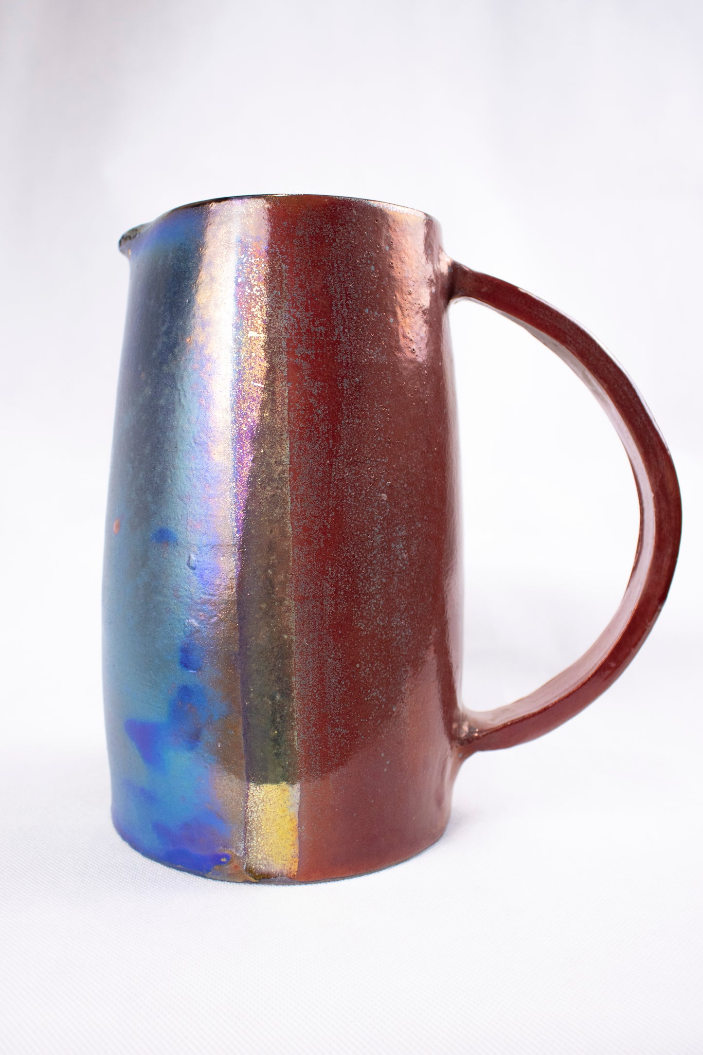 Handcrafted Clay Beverage Pitcher