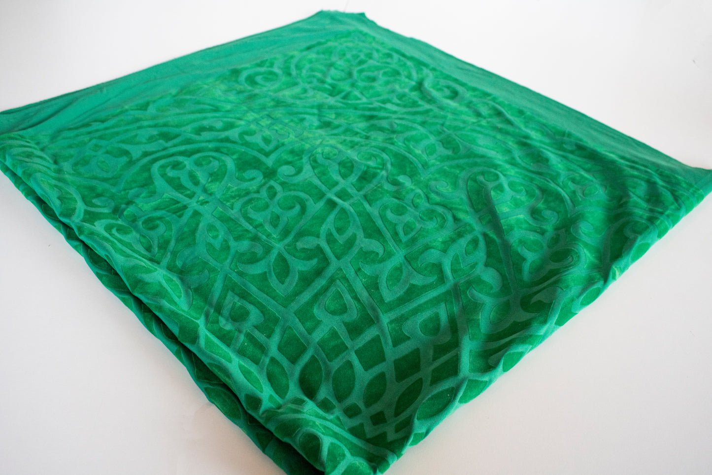 Ramadan Table Cover Green Velvet