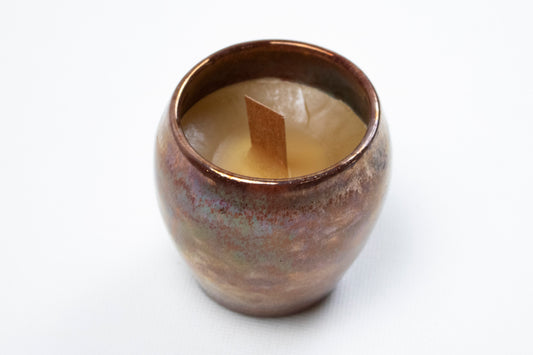 Small Clay Scented Candle – Black Oud