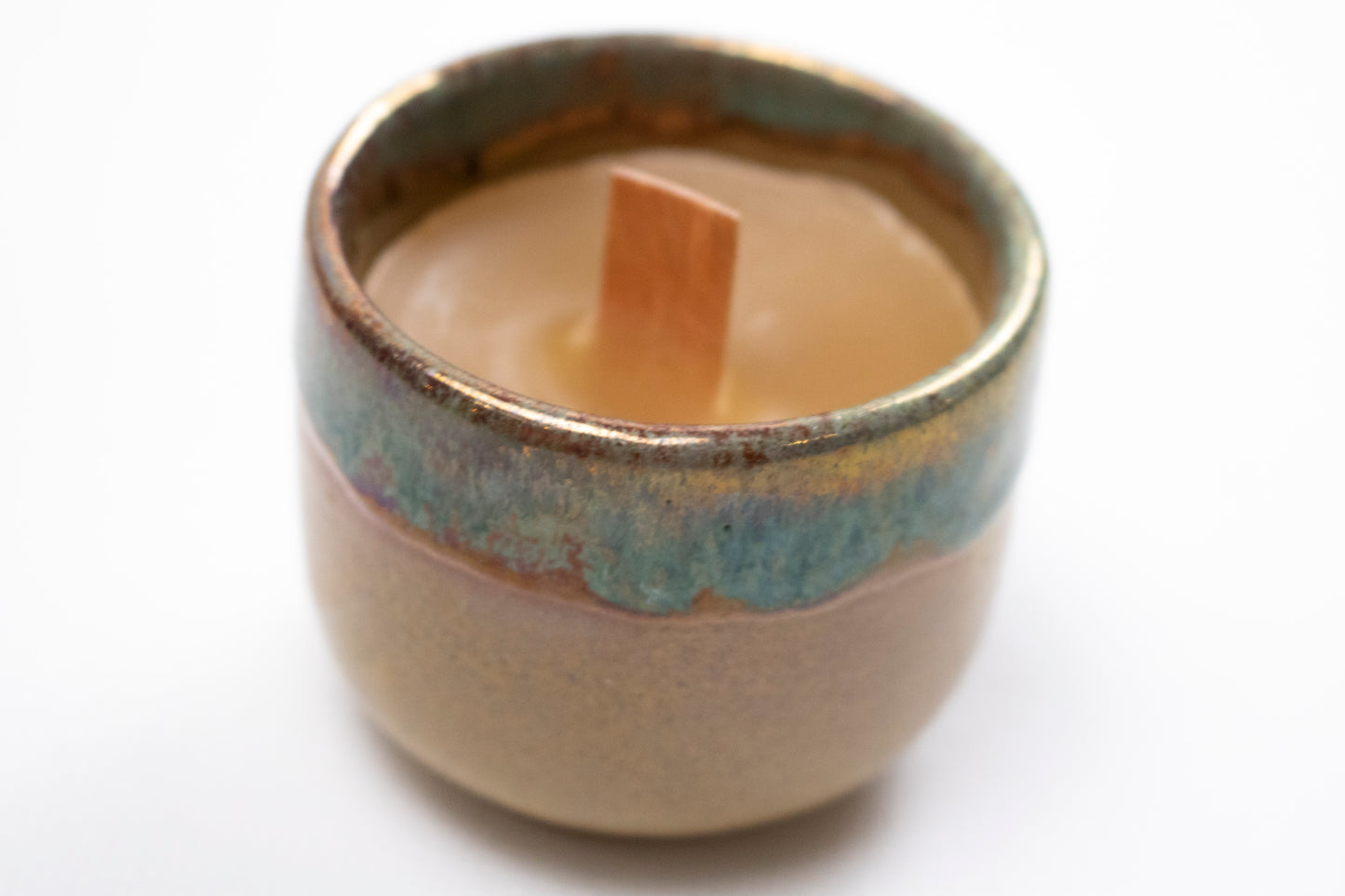 Mini Clay Scented Candle – Black Oud