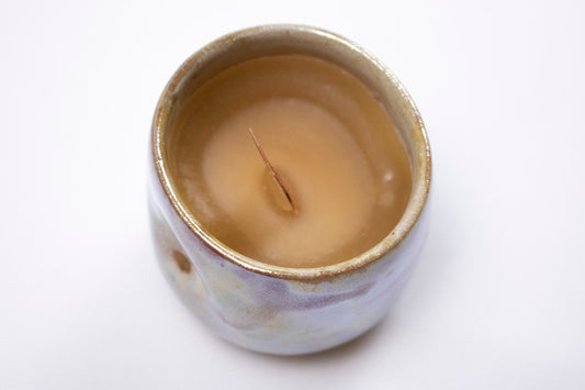 Small Clay Scented Candle – Black Oud 1