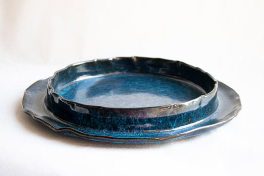 Handcrafted Clay Serving Tray