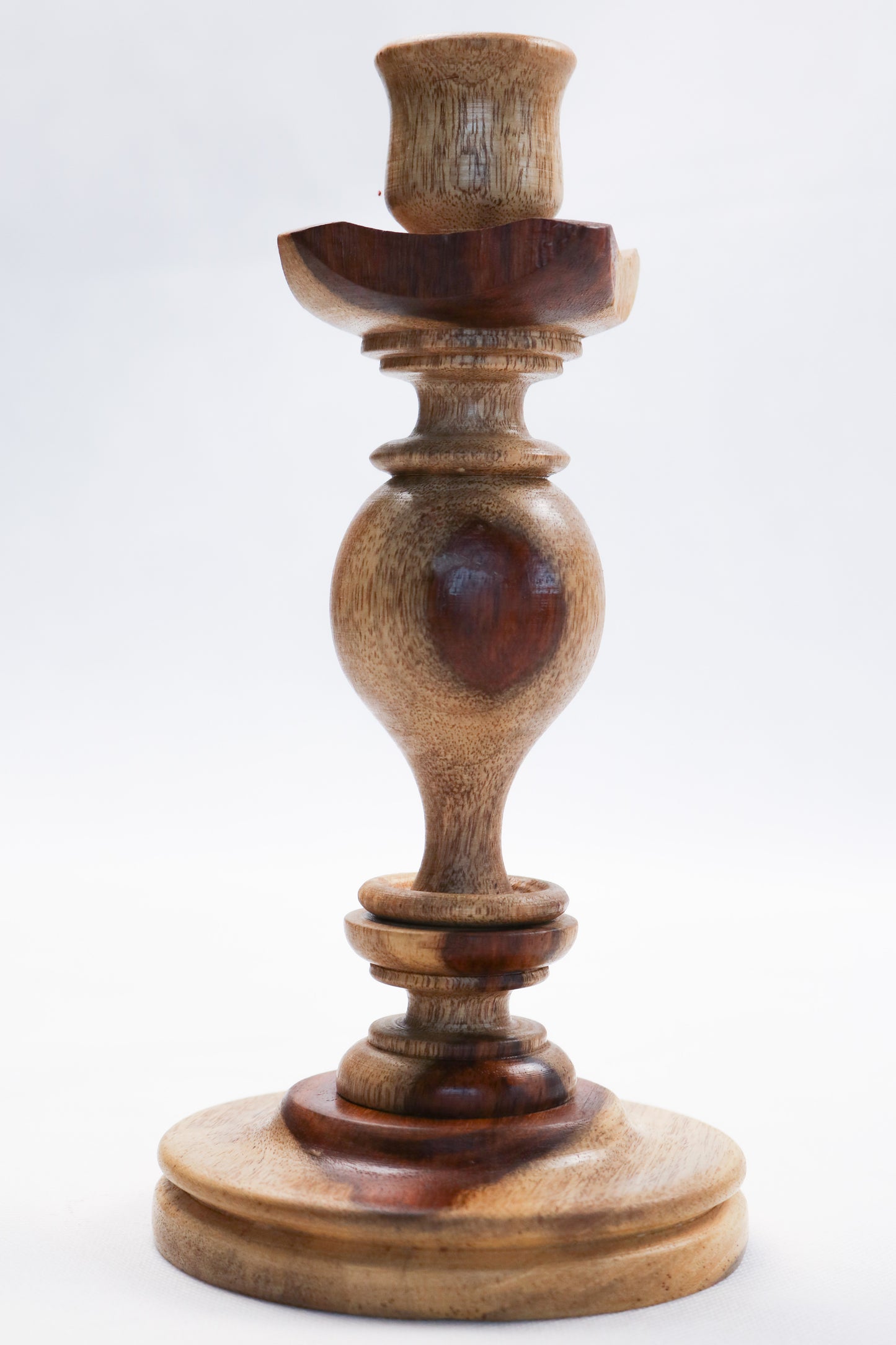 Handcrafted Wooden Candle Holder