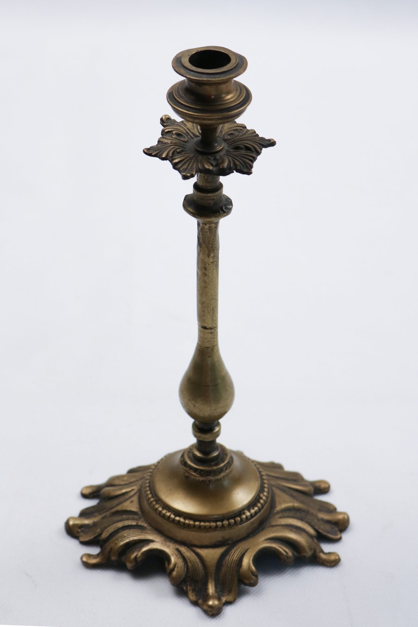 Classic Copper Taper Candle Holder Set of 2