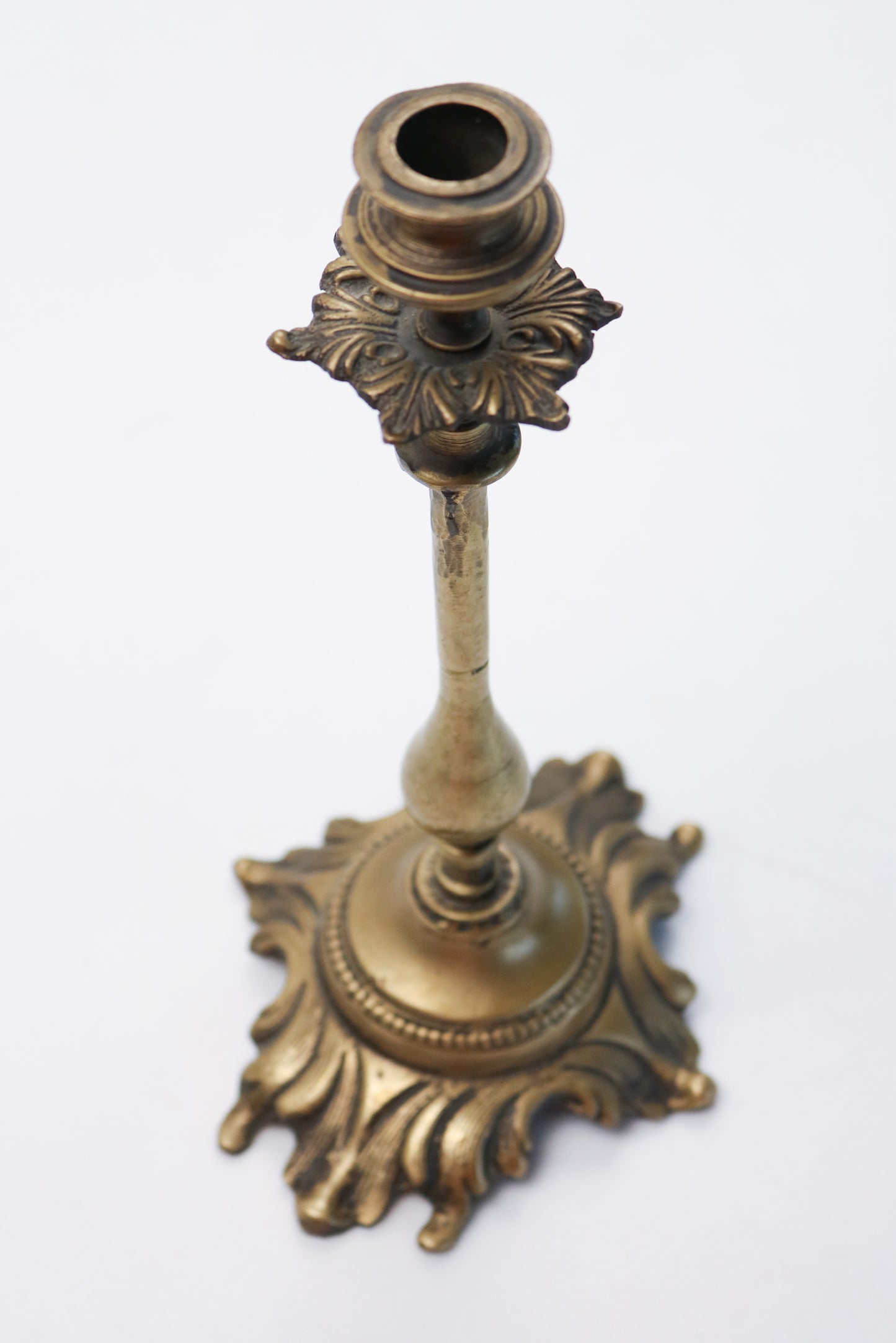 Classic Copper Taper Candle Holder Set of 2