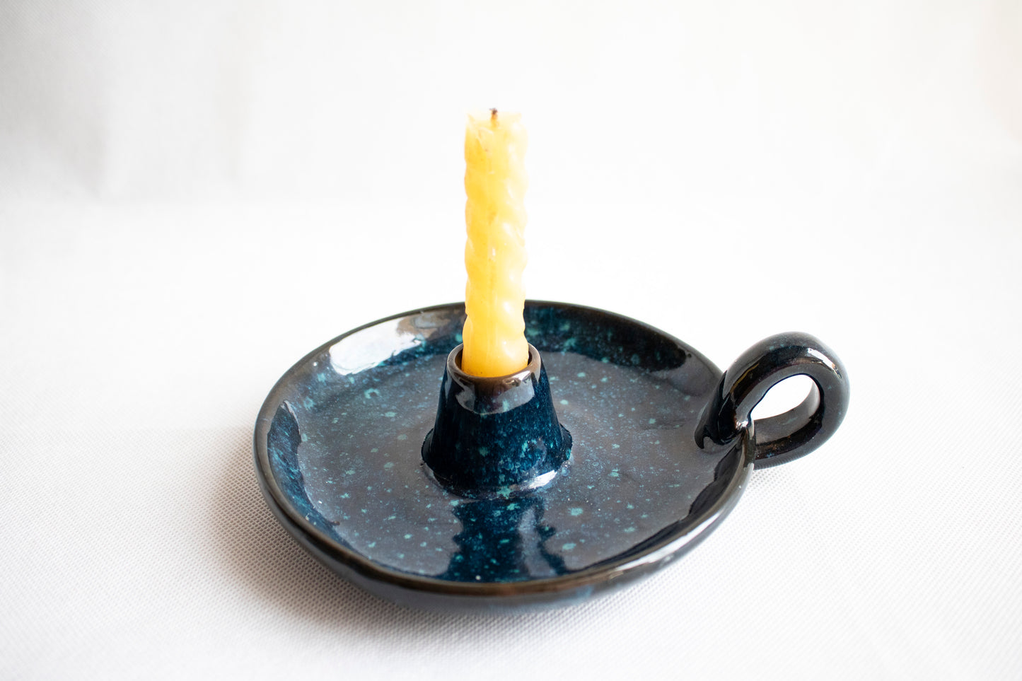 Handcrafted Clay Candle Holder