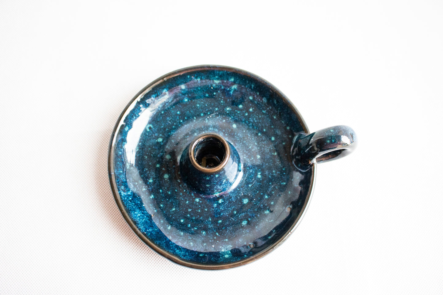 Handcrafted Clay Candle Holder