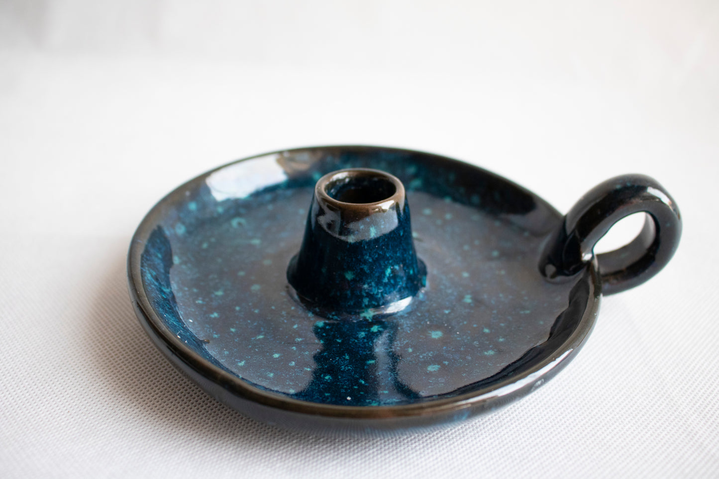 Handcrafted Clay Candle Holder