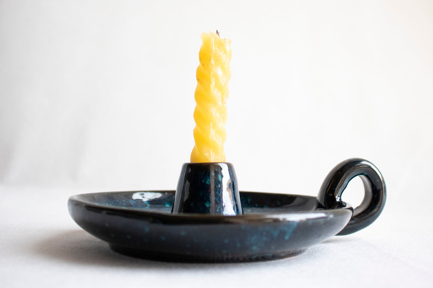 Handcrafted Clay Candle Holder