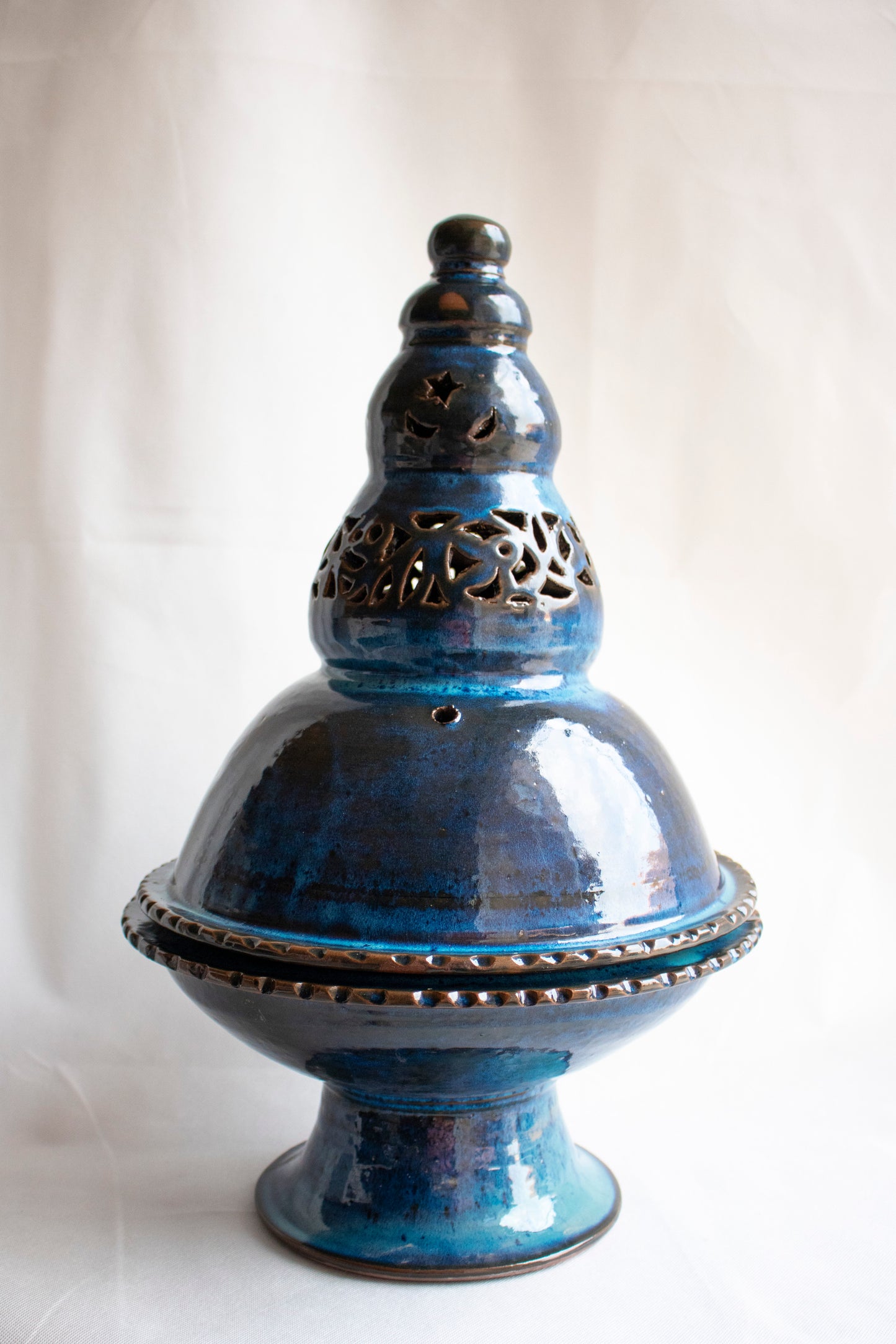 Handcrafted Clay Decorative  Incense Burner مبخره