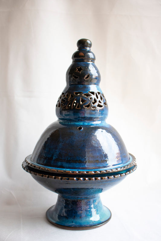 Handcrafted Clay Decorative  Incense Burner مبخره