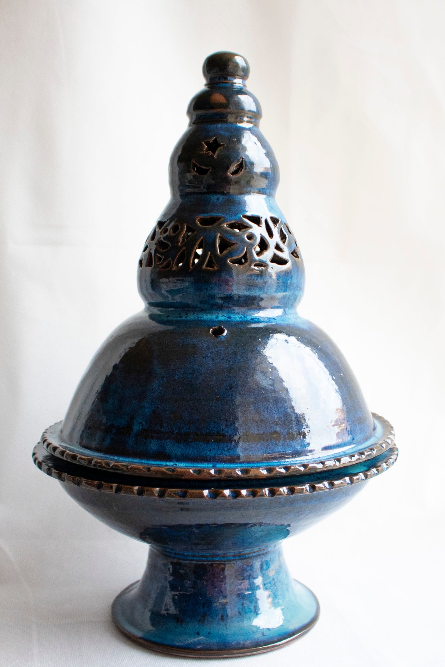 Handcrafted Clay Decorative  Incense Burner مبخره