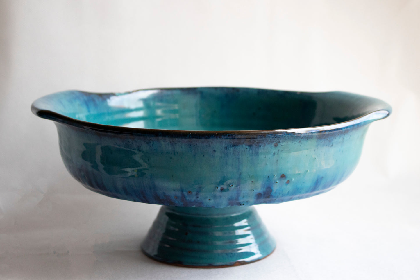 Handcrafted Elevated Clay Serving Dish