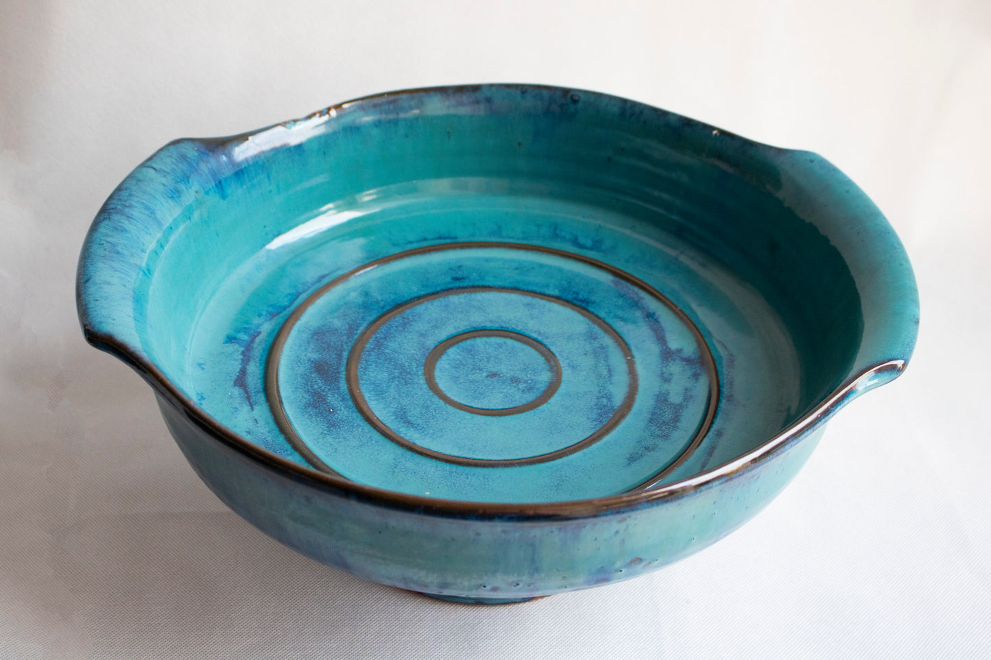 Handcrafted Elevated Clay Serving Dish
