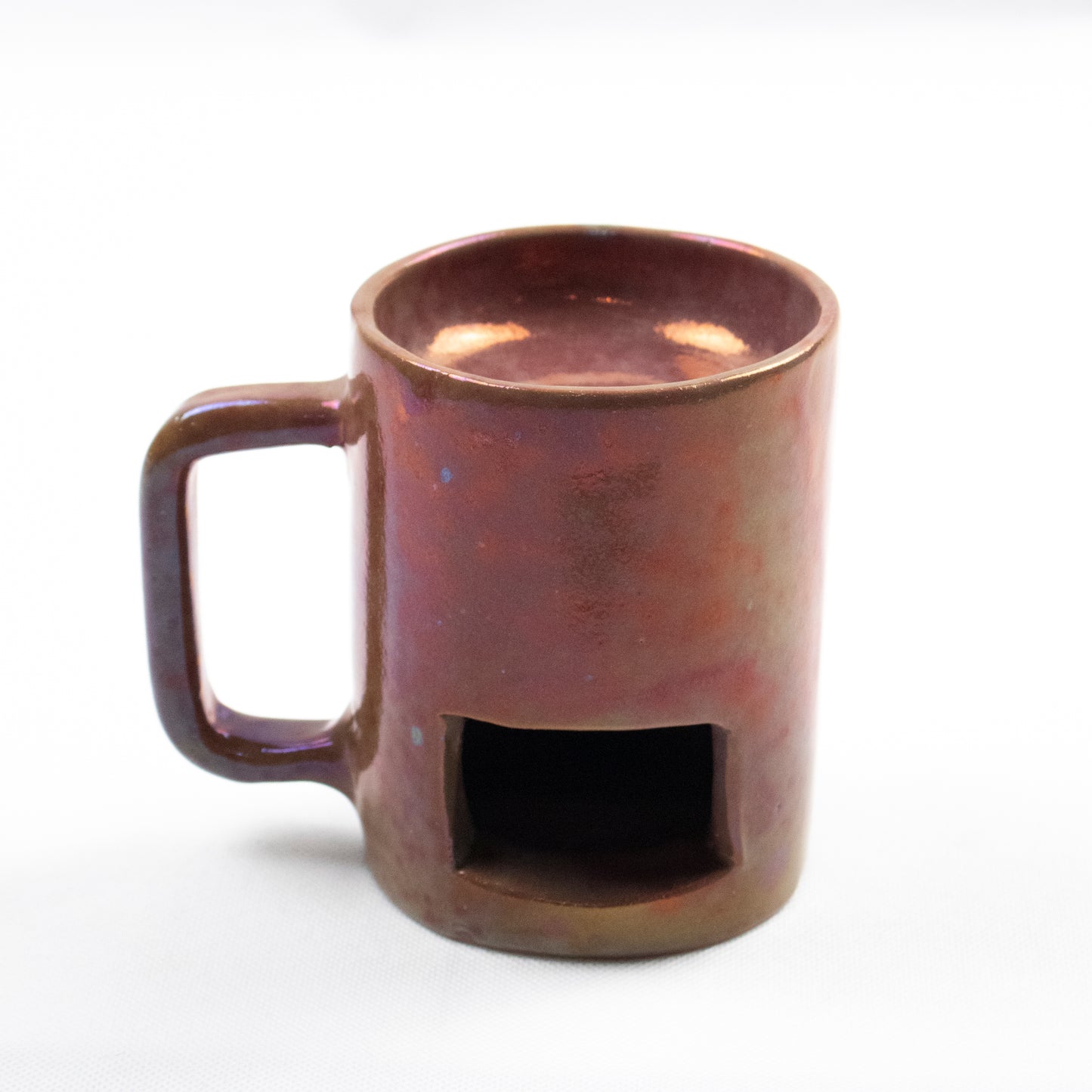 Handcrafted Clay Chocolate & Cheese Melter with Candle