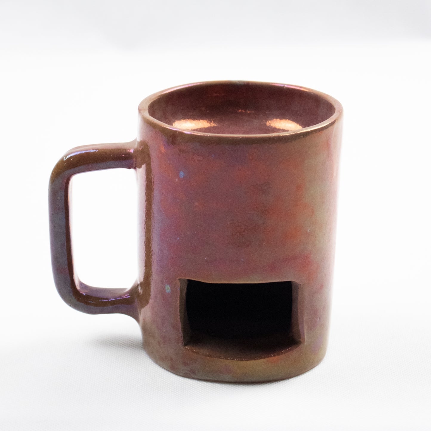 Handcrafted Clay Chocolate & Cheese Melter with Candle