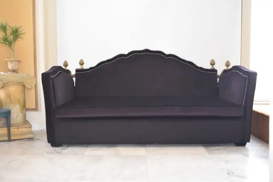 Spanish black sofa